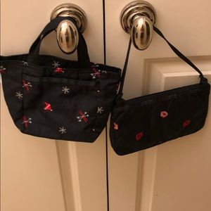 LeSportsac Bundle- 2 small nylon purses